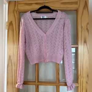 Princess Polly Pink Cardigan